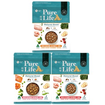 Pure Life 【3入組】-無穀凍乾貓糧 300g (貓主食/貓乾糧/貓飼料)
