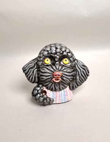 貴賓犬擴香器05(手工陶製品)