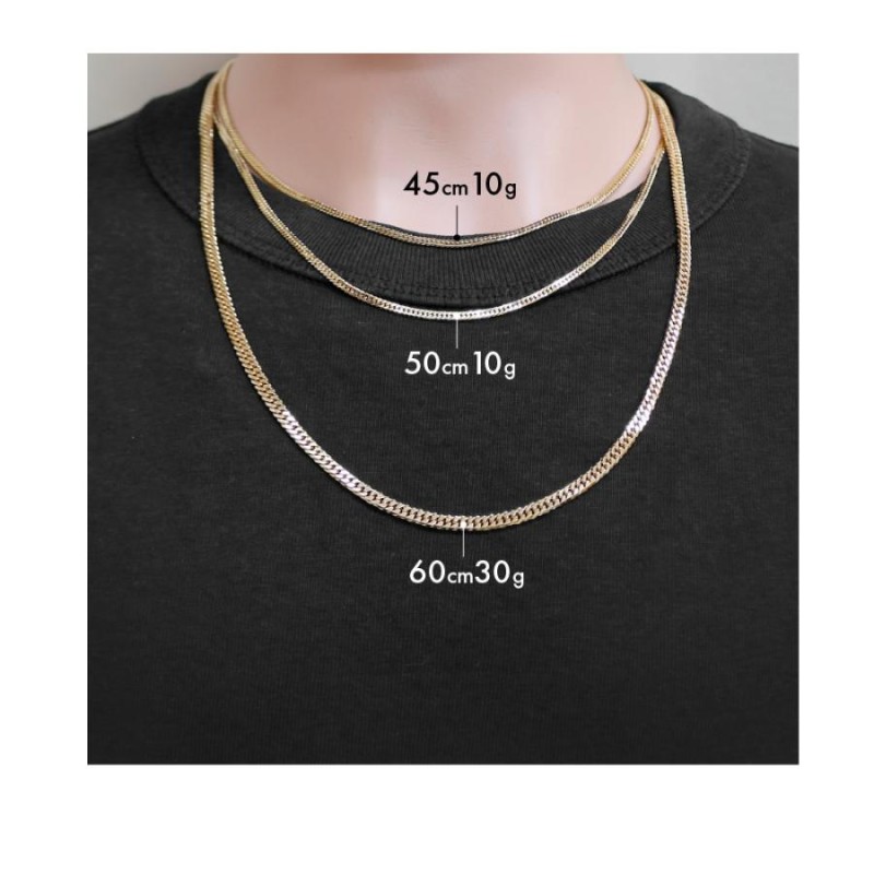 K18 喜平ネックレス 8面トリプル 30g 長さ50cm 750刻印