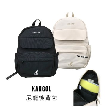 KANGOL 袋鼠 前口袋造型 後背包 尼龍後背包 包包 筆電隔層 情侶包 A4可放 多格層 書包 男生後背包 (現貨)