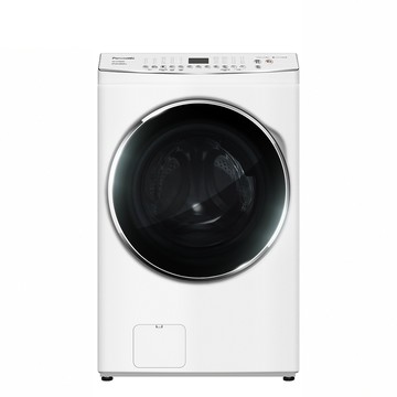 Panasonic 17公斤IOT智慧聯網洗脫烘滾筒洗衣機(NA-V170MDH-W)(晶鑽白)