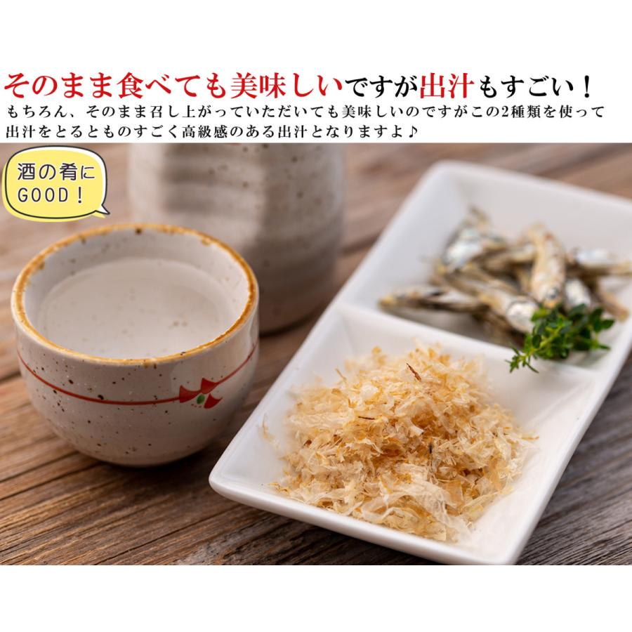 干物セット 2種類入り（ 食べる煮干し いわし削り節 ）国産 無添加 煮干し 小魚 海鮮詰め合わせセット 干物 ひもの 骨まで食べられる いわし 削り節 いりこ