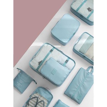 旅行收納包分裝袋大容量輕便行李箱旅游便攜衣服出差整理袋子套裝