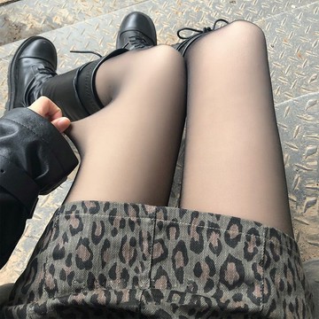出清不補  光腿神器 超自然 秋冬保暖褲 保暖褲 絲襪 加絨加厚假透膚肉打底連褲襪女學生秋冬季加絨加厚黑絲襪保暖