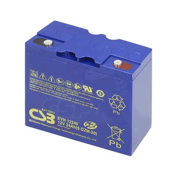 EVH12240 電動自行車 電動腳踏車 希世比 CSB 12V24AH 太陽能 REC22-12 高循環 CSP