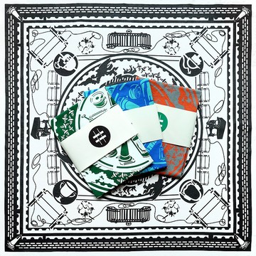 CHAT六廠原創 x 康雅筑 :【泥毯 #8 (香港)—— 牆面噴漆畫】方巾