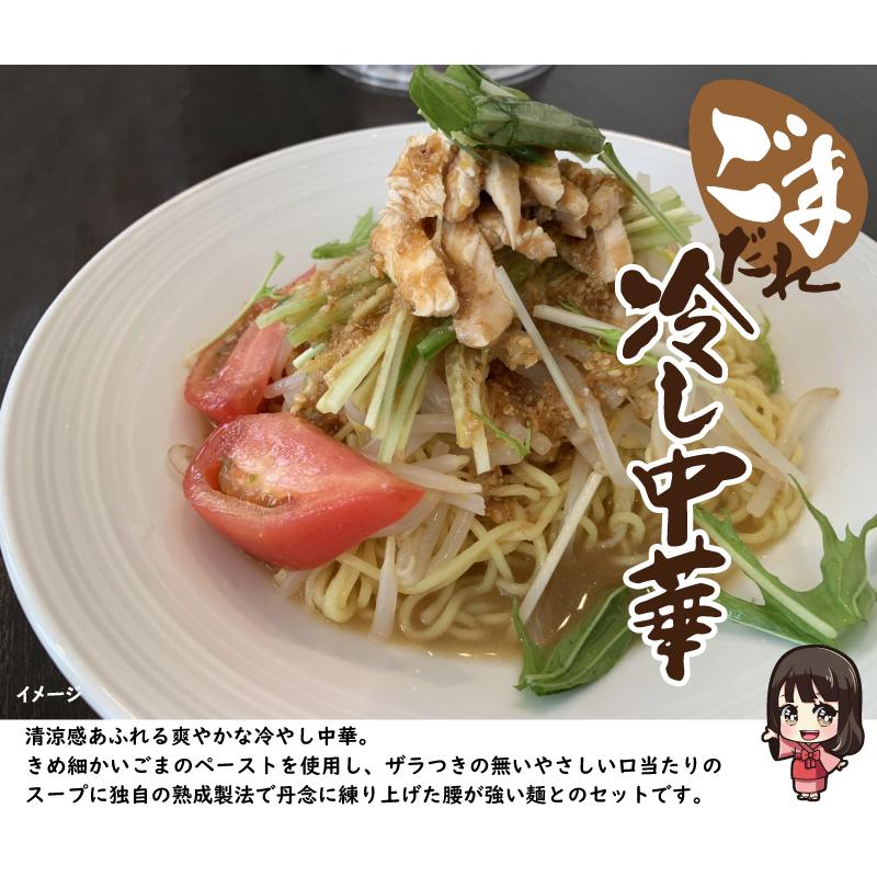 ごまだれ 冷やし中華セット 6食  麺とスープのセット ポイント消化 冷麺 冷し中華 送料無料 1000円ポッキリ 乾麺