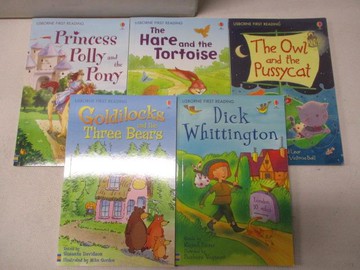 【書寶二手書T5／少年童書_A1U】Usborne First Reading：Dick Whittington_The Owl and the Pussycat_5本合售