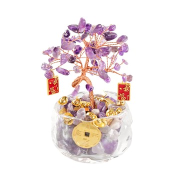 富貴發財紫水晶樹 (招貴人/增智慧/事業運)