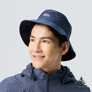 【50週年】防曬漁夫帽(A6AH2504N深藍/防曬/遮陽帽/漁夫帽/台灣製)