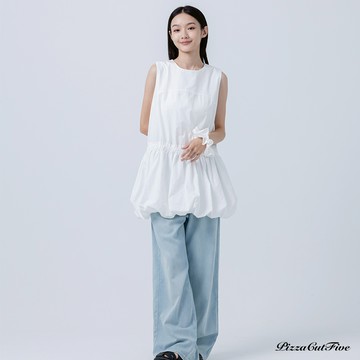 [SALE]背心式花苞澎澎短裙洋裝(附贈髮圈) PizzaCutFive PCF252483065