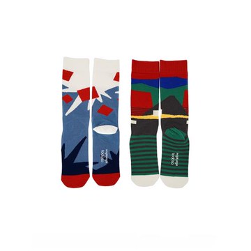 Naja Naja樂隊 × todoso聯名襪子系列精梳棉襪2雙裝男女同款