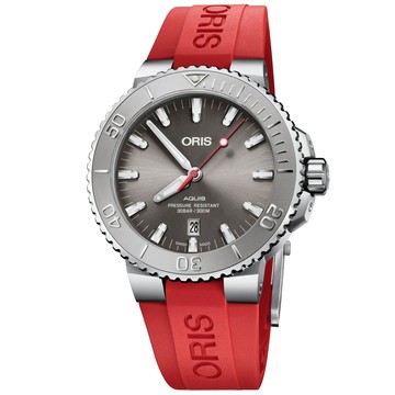 ORIS豪利時 Aquis系列 時間之海 潛水機械腕錶 43.5mm/0173377304153-0742466EB