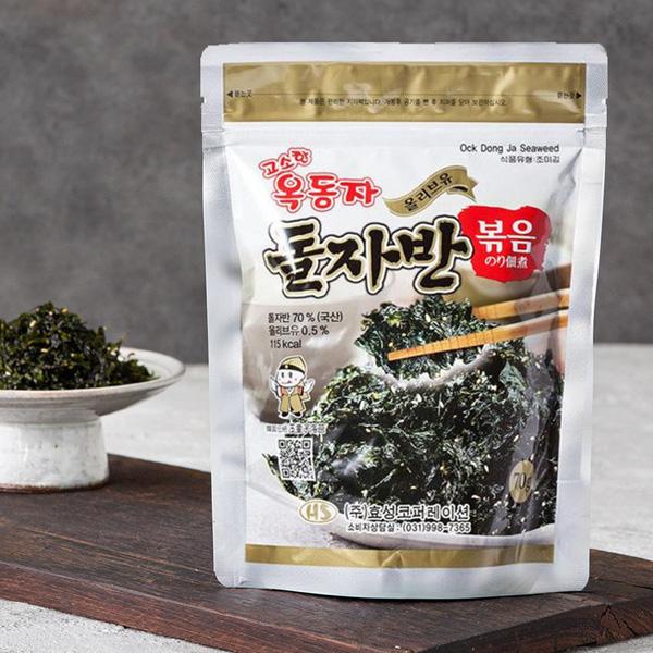 [玉童子] ジャバン岩海苔 味付海苔炒め 10袋セット 1BOX(70g×10袋) 味付けのりふりかけ 海苔 韓国海苔