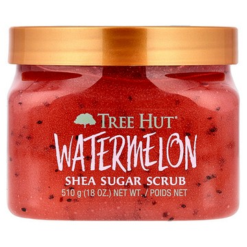 Tree Hut, 乳木果糖磨砂膏，西瓜香，18 盎司（510 克）