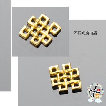 吉祥結(銅) 0.9*1.2公分  配件2個十方佛教文物