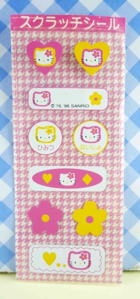 【震撼精品百貨】Hello Kitty 凱蒂貓~KITTY貼紙-粉花