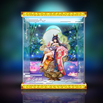 【移不動】幻想御伽繪卷 輝夜姬  LED 展示盒  防塵罩
