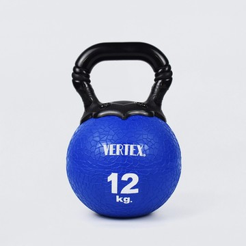 LOTUS Vertex台灣製高質感安全橡膠迷你壺鈴 12公斤