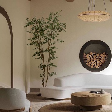 人造花 仿真植物 仿真樹 仿真綠植 仿真擺飾 仿真植物裝飾家居室內客廳落地盆栽盆景假樹大型仿真樹綠植137S 快速出貨