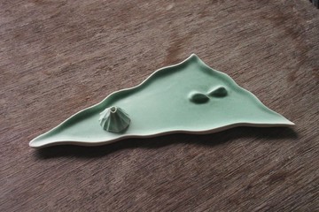 青山綠 山稜線香座 / 聖木 / 塔香 / 陶瓷香盤組