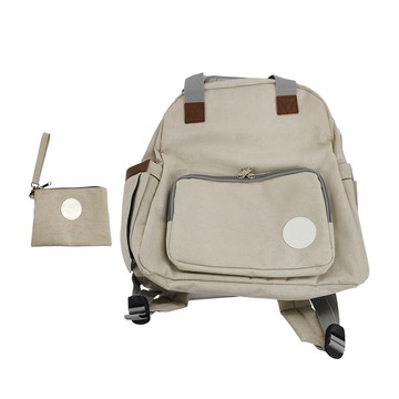 SO In SEWInG 所以相縫 多功能後背包 附手拿包  微糖白  高 40 cm × 寬 38 cm × 厚度 21 cm