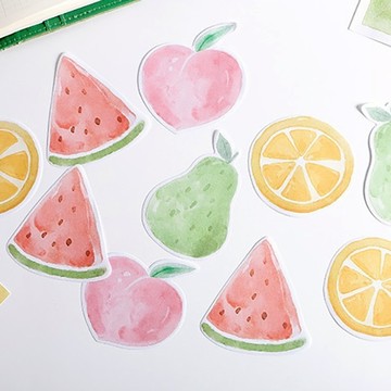 【STU】Infeel.me 水果籃子系列 留言 記事 N次貼 30張入