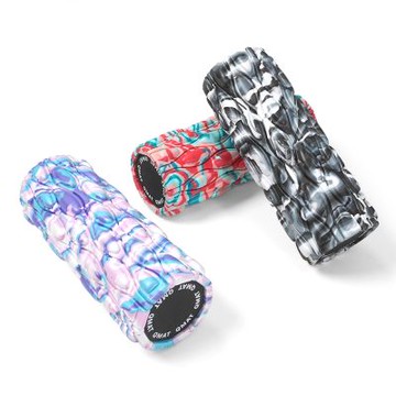 【QMAT】33cm按摩滾筒 台灣製(運動滾輪 瑜珈柱 放鬆滾輪 瑜珈滾筒)