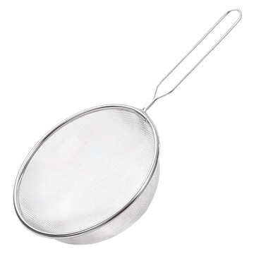 HIKARI 日光生活 厚網不鏽鋼漏勺 H1344 直徑16cm 總長度30cm 不鏽鋼濾網  1支