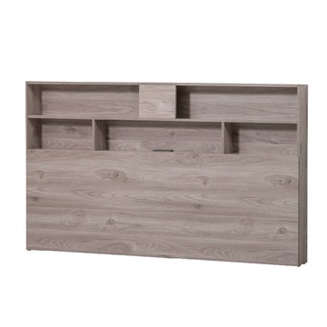 【UHO】DA-6尺雙人加大迪克日式床頭片 灰橡色/橡木紋色(運費另計)灰橡色