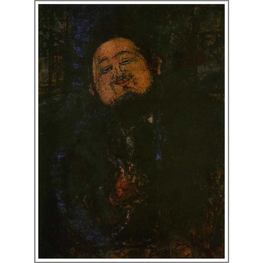 送料無料】絵画：アメデオ・モディリアーニ「ディエゴ・リベラの肖像」○サイズF20(72.7×60.6cm)○絵画（油絵複製画）オーダーメイド制作 |  LINEブランドカタログ