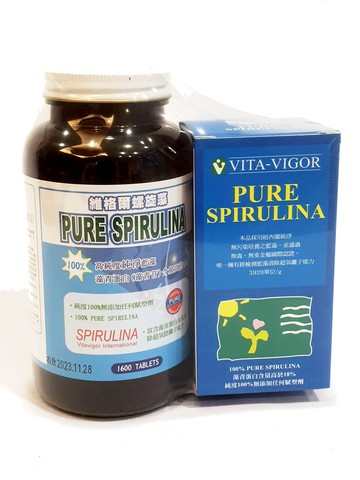 維格爾藍藻錠 320克/1600錠/罐 + 500錠/盒 (藍藻/產地紐西蘭)