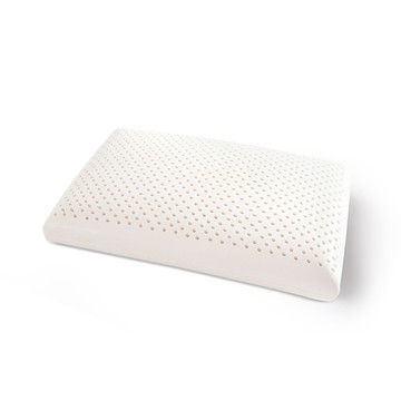 LoveCity 寢城之戀 泰國100%天然乳膠 防蹣抗菌 人體工學乳膠枕  彈力平面型  65 x 40cm  1個