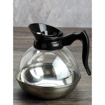 不銹鋼咖啡壺 鋼底美式加熱煮咖啡壺 電磁爐保溫爐盤配套可用茶壺