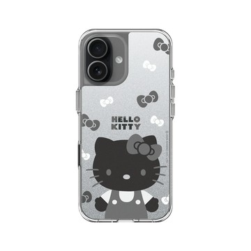 iPhone 17 Clear Case（相機按鈕） 透明 - 三麗鷗-Hello Kitty - 簡約系列-黑白造型