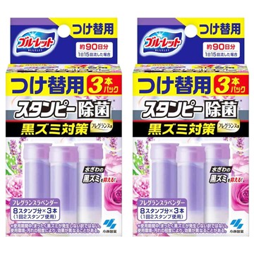 KOBAYASHI 小林製藥 BLUELET 馬桶潔淨花瓣凝膠 紫色薰衣草 補充包  84g  2盒