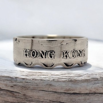 香港女戒、香港戒指、香港女士戒指、香港錢幣戒指