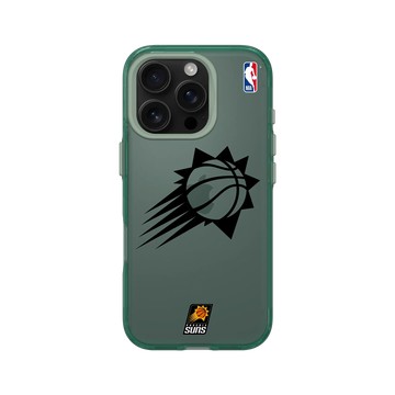 iPhone 16 Pro Clear 憂墨綠 - NBA - B&W-鳳凰城太陽 Phoenix Suns B&W