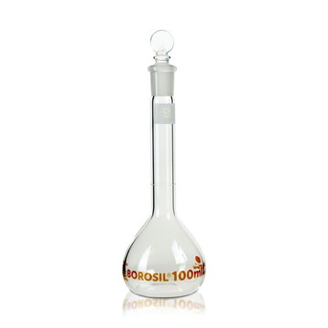 《BOROSIL》量瓶 A級 Flask, Volumetric, Class A, Glass Stopper