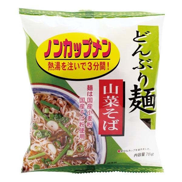 どんぶり麺・山菜そば（78g） トーエー食品