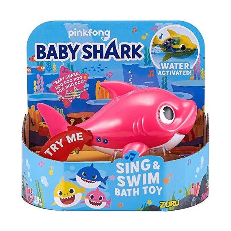 ベイビーシャーク Baby Shark ダディー サメ 泳ぐ 歌う かわいい お風呂用 おもちゃ 入浴 浴槽 子供（青色） [並行輸入品]  ux373UjkzZ, お風呂のおもちゃ - www.velver.hu