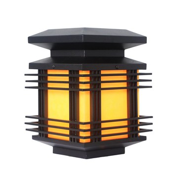 奇光雅院圍墻燈柱頭燈墻頭燈門柱燈不銹鋼花園別墅防水室外庭院燈