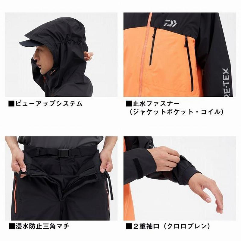 【日本製】 取り寄せ商品】 ダイワ DR-1924 (アッシュブルー／WL) GORE-TEX ウェア