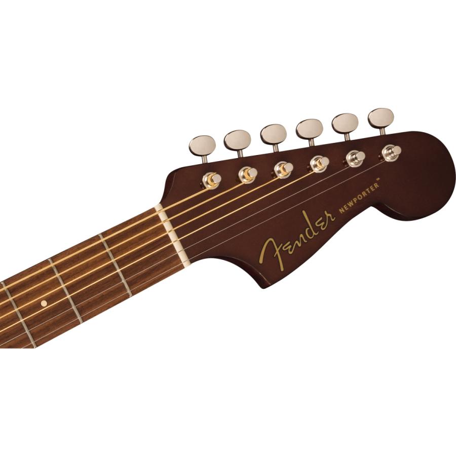 (WEBSHOPクリアランスセール)Fender   Newporter Player Walnut Fingerboard Gold Pickguard Natural フェンダー アコギ