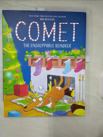 【書寶二手書T5／少年童書_UEJ】Comet the Unstoppable Reindeer_Benton, Jim