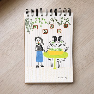 客製化人像插畫 | 情侶 寵物 個人 肖像畫 似顏繪