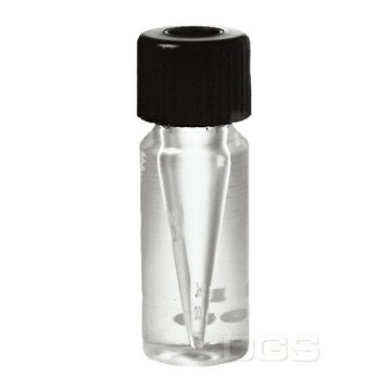 《KIMBLE》微量樣本瓶中孔蓋 Micro-Vial, Screw Thread, with Open Top Closure, PTFE-Silicone Septum, Ungraduated