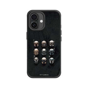 iPhone 16 SolidX 黑 - Star Wars - The Mandalorian - 曼達洛人頭盔
