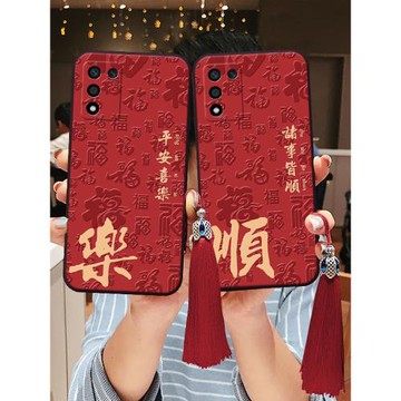 適用oppo立體浮雕k12平安pro諸事a3i手機殼a58過年a5好看k11x喜樂i皆順a93紅色a32情侶a72硅膠a97軟a56女a96