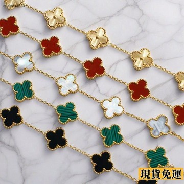 🌟全場免運🌟 幸運高級不易掉色手鍊新款手飾ins簡約鈦鋼四葉草氣質小衆時尚潮